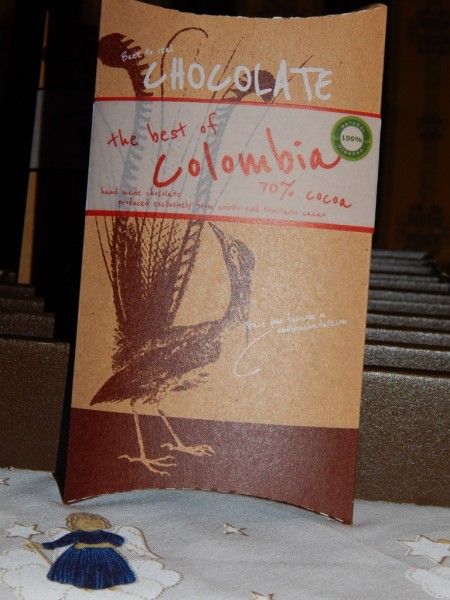 The best of Colombia - 70% kakaa. Vynikajúca čokoláda s vysokým podielom kakaa.